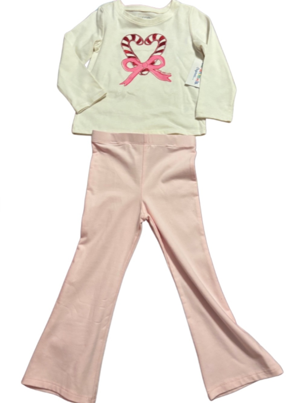 Christmas Candy Cane’s long sleeve/pants set